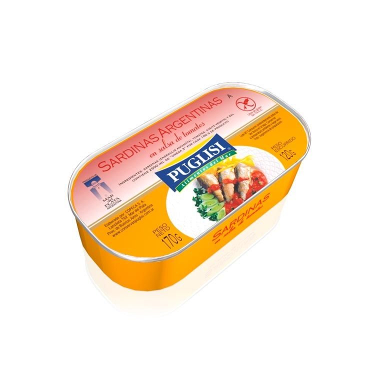SARDINA PUGLISI TOMATE 170 GR