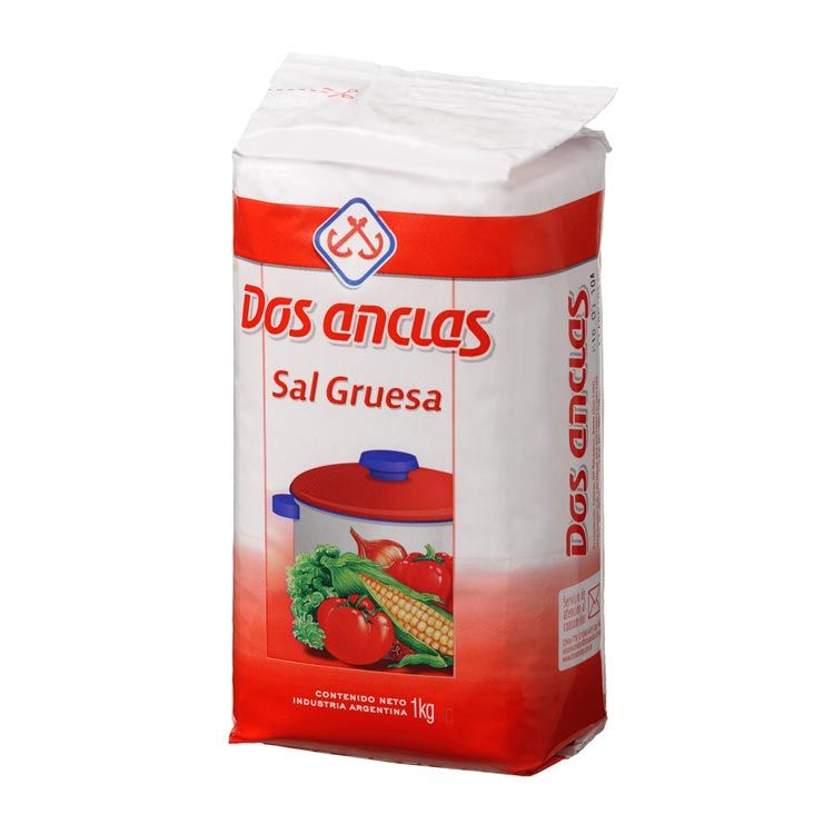 Sal Dos Anclas Gruesa Paquete 1 kg
