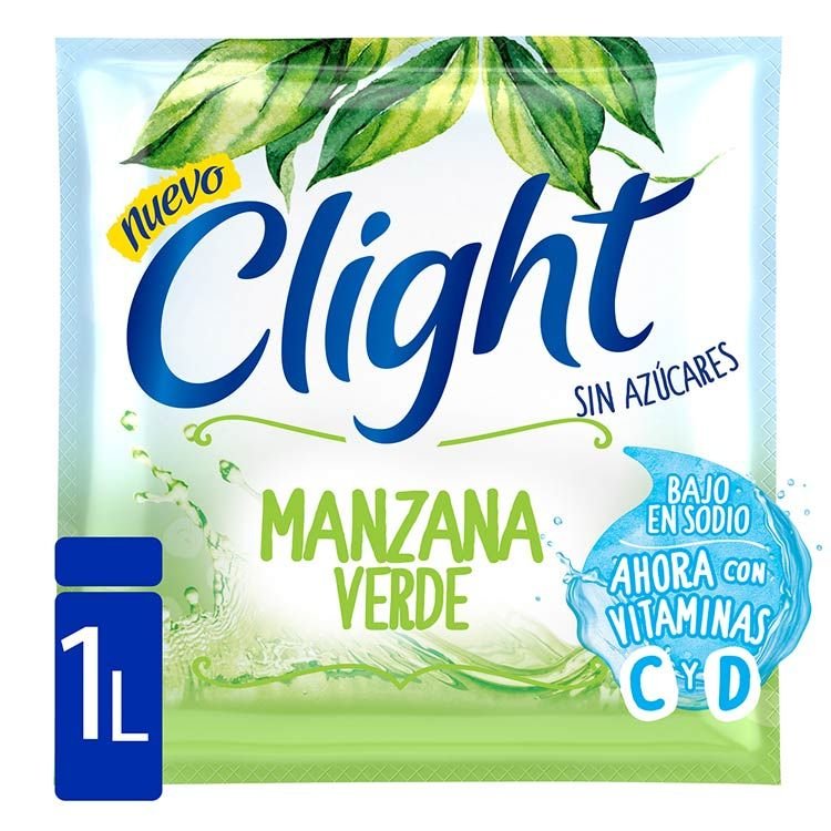 JUGO CLIGHT MANZANA VERDE 8 GR