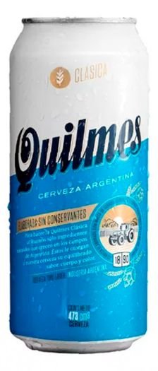 CERVEZA QUILMES LATA  X 473 CC