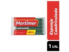 ESPONJA DE FIBRA MORTIMER CUADRICULADA