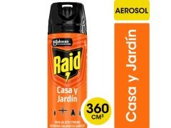 INSECTICIDA RAID CASA JARDIN 360 CC