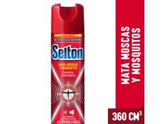 INSECTICIDA SELTON MOSCAS Y MOSQUITOS 360 CC