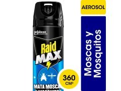 INSECTICIDA RAID DOBLE ACCION MOSCAS Y MOSQUITOS 360 CC