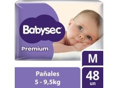 PAÑAL BABYSEC PREMIUM HIPERPACK MEDIANO 48 UN