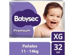 PAÑAL BABYSEC PREMIUM HIPERPACK X GRANDE 32 UN
