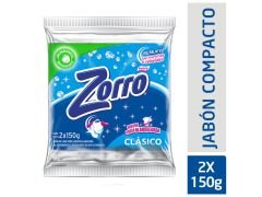 JABON EN PAN ZORRO CLASICO 2X150 GR