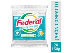 JABON EN PAN GRAN FEDERAL MAX 2X150 GR
