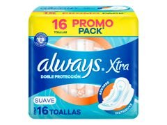 TOALLITAS FEMENINAS ALWAYS PROTECCION SECA 16 UN