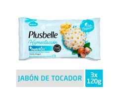 JABON DE TOCADOR PLUSBELLE RECONEXION CHIA Y JAZMIN 3x120 GR