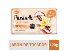 JABON DE TOCADOR PLUSBELLE NUTRICION COCO Y VAINILLA 120 GR