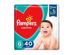 PAÑAL PAMPERS SUPERSEC G 40 UN