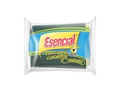 ESPONJA DE FIBRA ESENCIAL CUADRITO