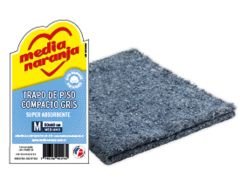 PAÑO MEDIA NARANJA GRIS COMPACTO 50X60 CM