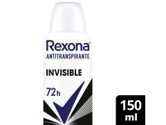 ANTITRANSPIRANTE FEMENINO REXONA INVISIBLE 150 ML