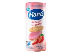 GALLETITAS MANA VAINILLA RELLENA FRUTILLA 165 GR