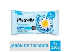 JABON DE TOCADOR PLUSBELLE FRESCURA 3x120 GR