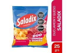 GALLETITAS SALADIX JAMON Y QUESO 6X25 GR