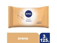 JABON DE TOCADOR NIVEA AVENA 3X125 GR