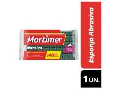 ESPONJA DE FIBRA MORTIMER CUADRICULADA ABRASIVA