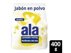 JABON EN POLVO ALA MATIC SOL 400 GR