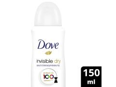 ANTITRANSPIRANTE FEMENINO DOVE INVISIBLE DRY 150 ML