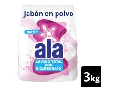 JABON EN POLVO ALA MATIC BICARBONATO 3 KG