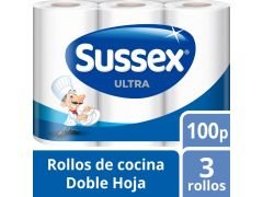 ROLLO DE COCINA SUSSEX PREMIUM 3X100 UN