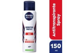 ANTITRANSPIRANTE MASCULINO NIVEA SENSITIVE FOR MEN 150 ML