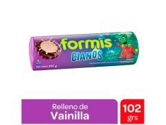 GALLETITAS FORMIS CHOCOLATE RELLENAS VAINILLA 102 GR