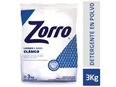 JABON EN POLVO ZORRO REGULAR CLASICO 3 KG