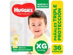 PAÑAL HUGGIES VERDE HIPERPACK X GRANDE 36 UN