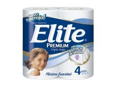 PAPEL HIGIENICO ELITE TRIPLE HOJA PREMIUM 4X30 UN