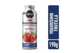 YOGHURT YOGURISIMO BOTELLA FRUTILLA 190 GR
