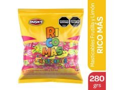CARAMELOS RICOMAS FRUTILLA Y LIMON 280 GR
