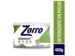 JABON EN POLVO ZORRO REGULAR BICARBONATO 400 GR