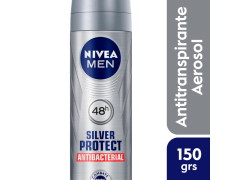 ANTITRANSPIRANTE MASCULINO NIVEA SILVER MEN 150 ML