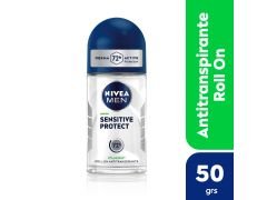 ANTITRANSPIRANTE MASCULINO NIVEA ROLL ON SENSITIVE PROTECT 50 ML