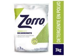 JABON EN POLVO ZORRO MATIC BICARBONATO 3 KG