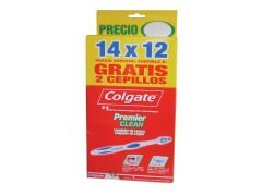 CEPILLO DENTAL COLGATE PREMIER MEDIO 14X12 un