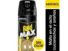 INSECTICIDA RAID MAX CUCARACHAS ARAÑAS 360 CC