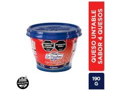 QUESO LA PAULINA 4 QUESOS 190 GR