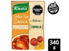 SALSA KNORR POMODORO ZAPALLO 340 GR