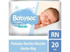 PAÑAL BABYSEC RECIEN NACIDO 20 UN