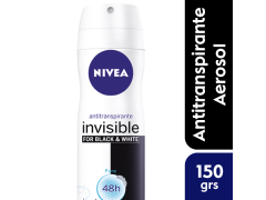 ANTITRANSPIRANTE FEMENINO NIVEA INVISIBLE BLACK Y WHITE PURE 150 ML
