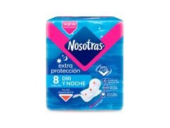 TOALLITAS FEMENINAS NOSOTRAS ULTRA INVISIBLE 8 UN