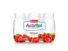 YOGHURT ACTIMEL FRUTILLA 6X100 GR