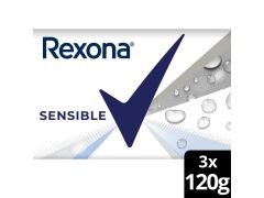 JABON DE TOCADOR REXONA SENSIBLE FRESH 3X120 GR