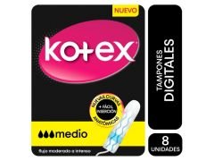 TAMPONES KOTEX MEDIO 8 UN