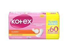 PROTECTORES FEMENINOS KOTEX ANATOMICA SIN PERFUME 60 UN